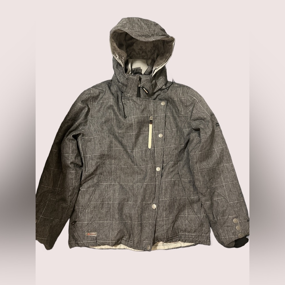 Black Mountains Women's Stylish Gray Ski Jacket